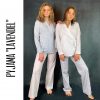 Pyjama "Lavendel", digitales Schnittmuster und Nähanleitung (Gr. 34 - 48)