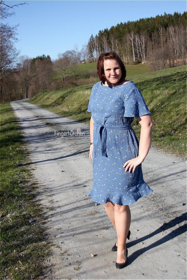 Kleid "Cinnamon" + Add-On (Größen 34 - 48) Digitales Schnittmuster und Nähanleitung