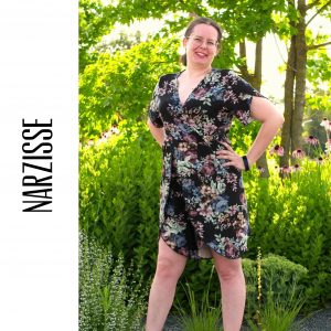 Jumpsuit/Kleid "Narzisse" (Größen 34 - 48) Digitales Schnittmuster und Nähanleitung